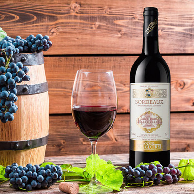 【拿戈盧系列 波爾多佳釀】法國原瓶原裝進口紅酒 拿戈盧波爾多佳釀AOP干紅葡萄酒